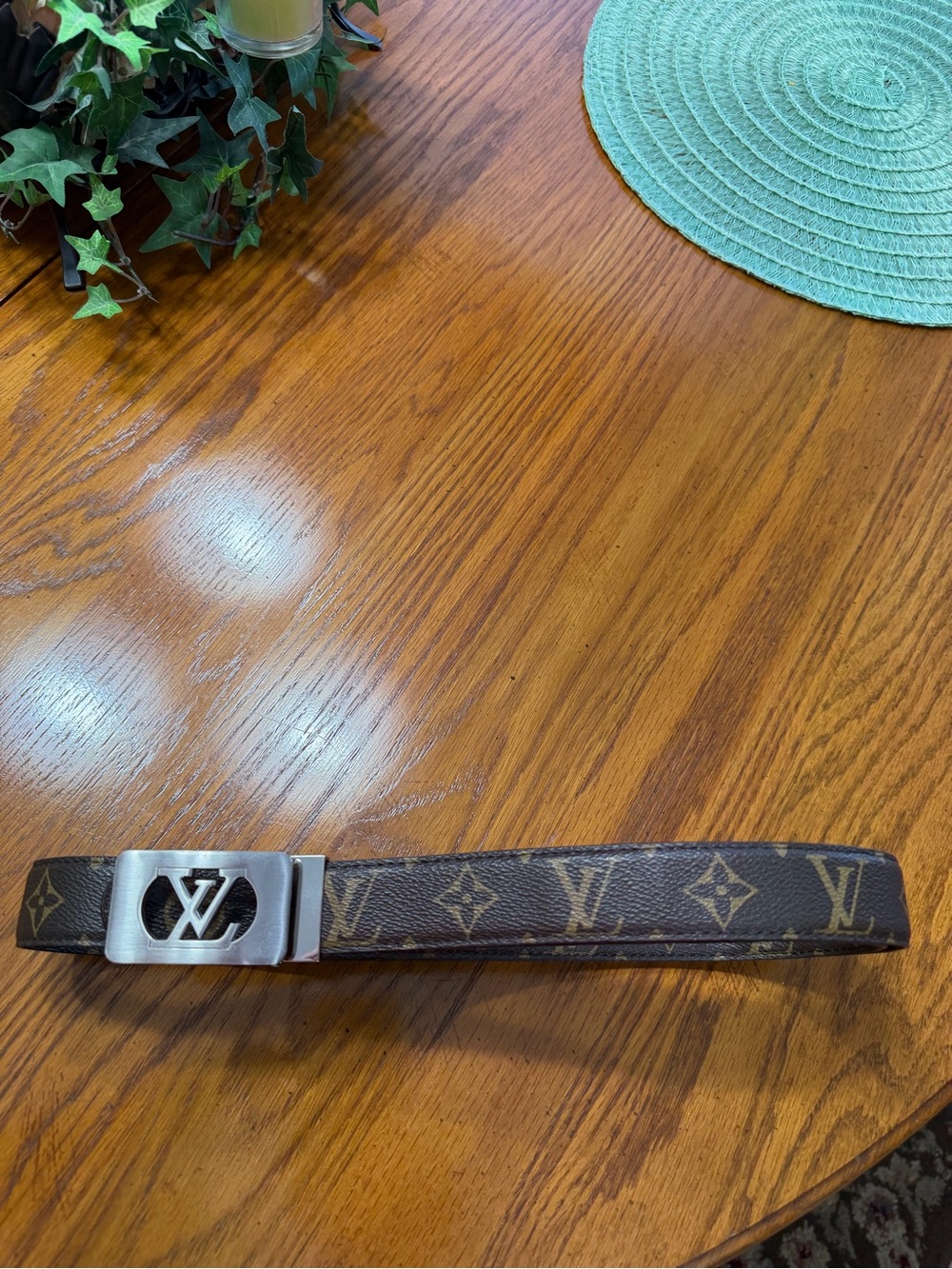 Designer Belt sz 48. To the first hole 42 unisex - Picture 3 of 11
